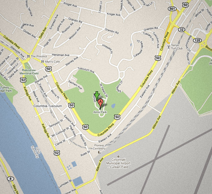 Alms Park Pavilion on Google Maps