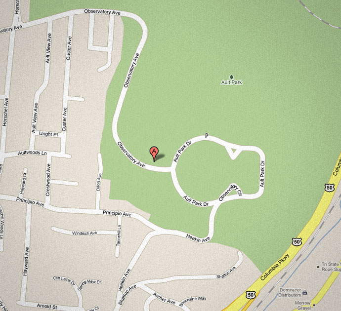 Ault Park Pavilion on Google Maps